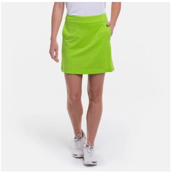 FAIRWAY & GREENE Golf/Tennis Skort/Skirt in Lime Green - Picture 1 of 15